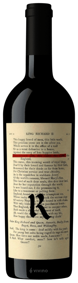 Tasting Notes - The Bard by Realm Cellars